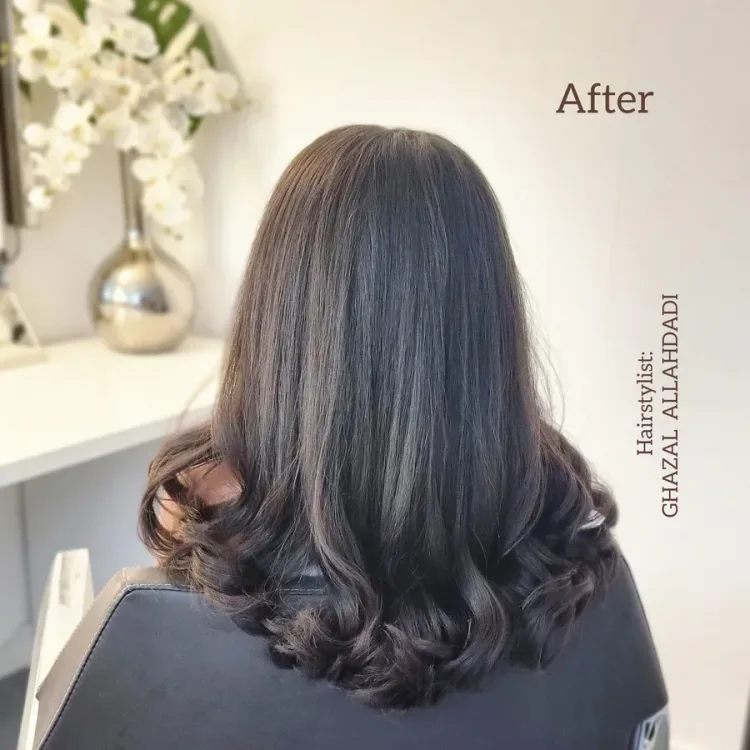 Na: Hair Botox · Lang Golvend Haar