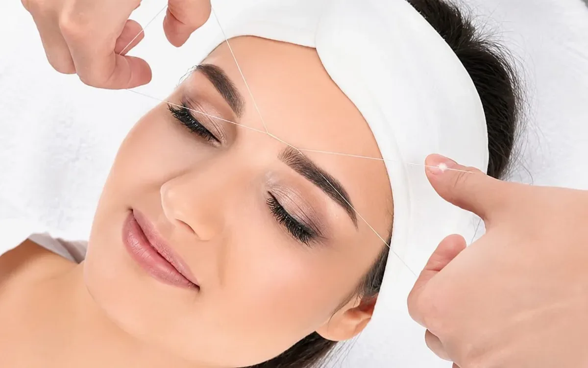 Face threading techniek: epileren met draad